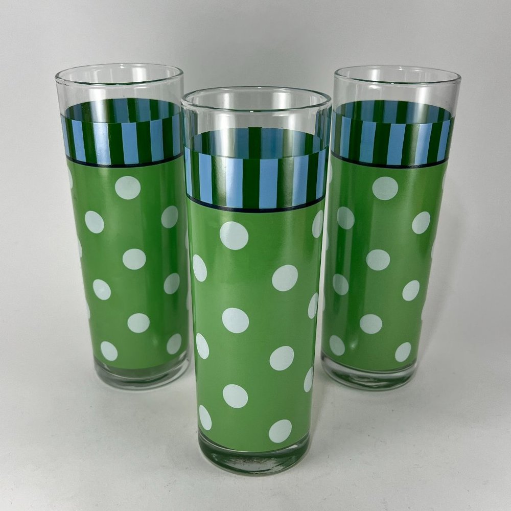 Southern Living Gail Pittman Provence Glasses Tumbler Highball Set of 3